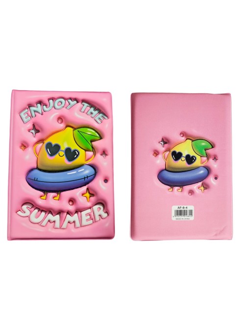Agenda Anime Fruta Enjoy 3d Diario Multicolor Unisex