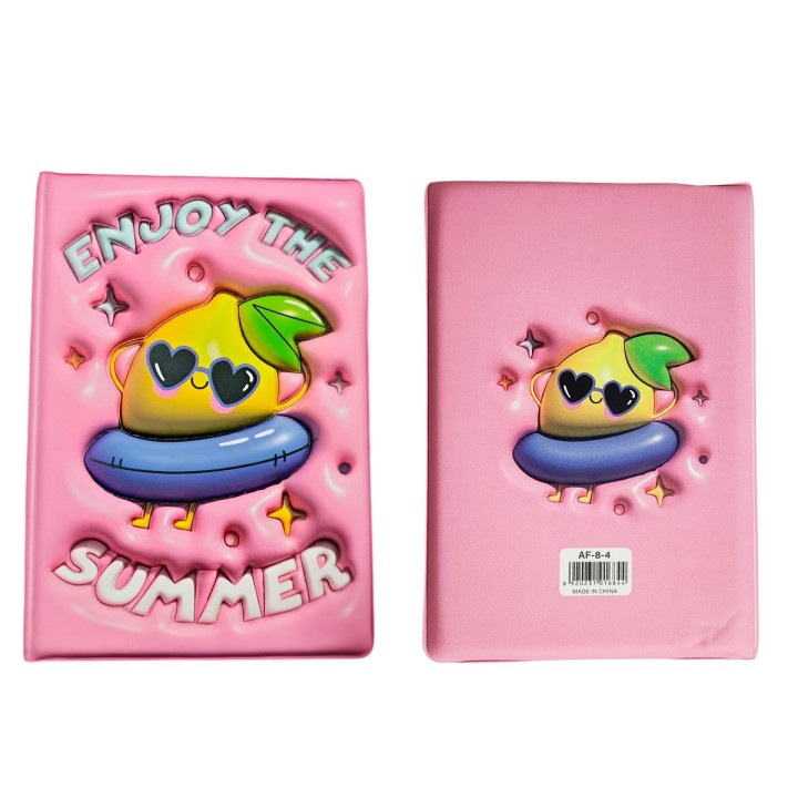 Agenda Anime Fruta Enjoy 3d Diario Multicolor Unisex
