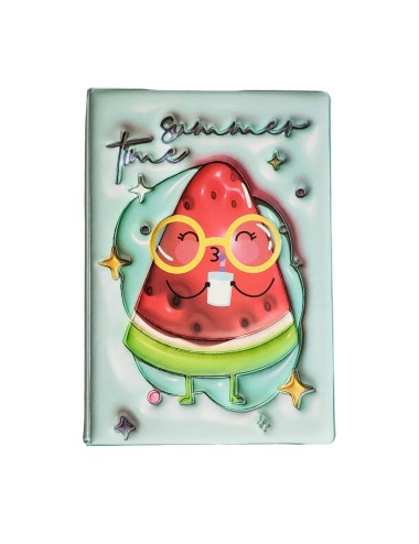 Agenda Anime Fruta Enjoy 3d Diario Multicolor Unisex