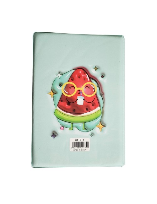 Agenda Anime Fruta Enjoy 3d Diario Multicolor Unisex