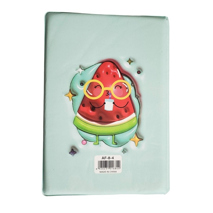 Agenda Anime Fruta Enjoy 3d Diario Multicolor Unisex