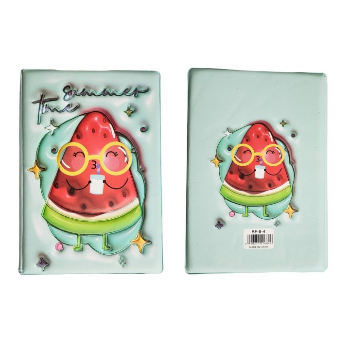 Agenda Anime Fruta Enjoy 3d Diario Multicolor Unisex