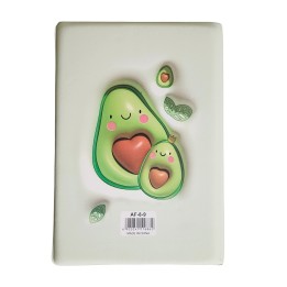 Agenda Anime Fruta 3d Diario Multicolor Unisex