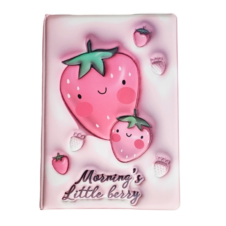Agenda Anime Fruta 3d Diario Multicolor Unisex