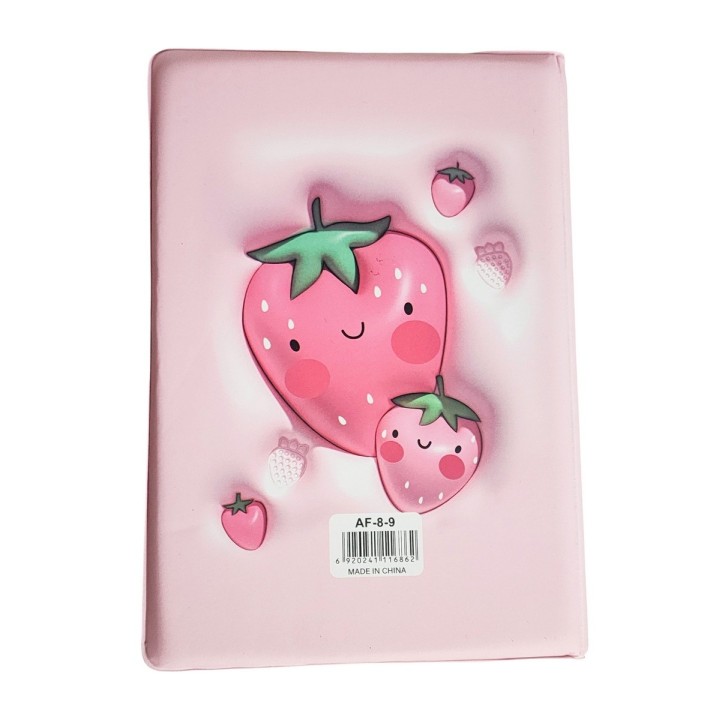 Agenda Anime Fruta 3d Diario Multicolor Unisex