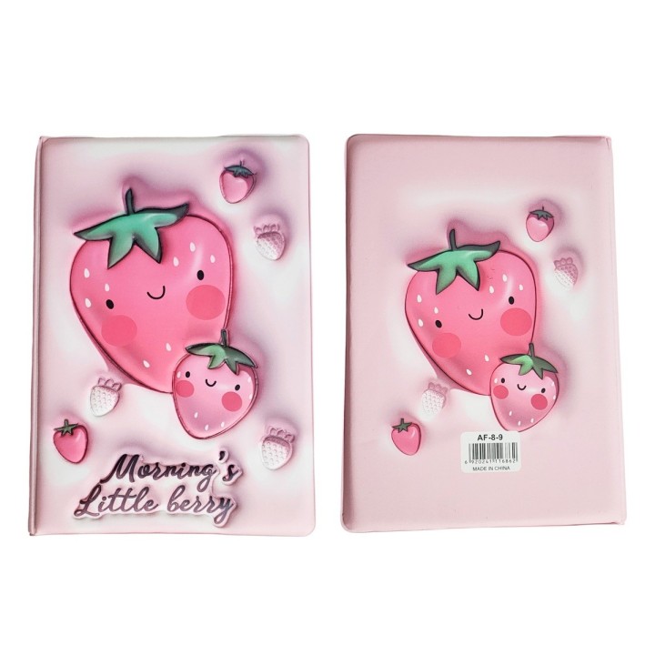 Agenda Anime Fruta 3d Diario Multicolor Unisex