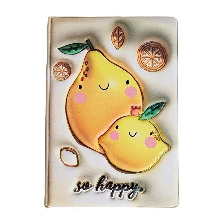 Agenda Anime Fruta 3d Diario Multicolor Unisex