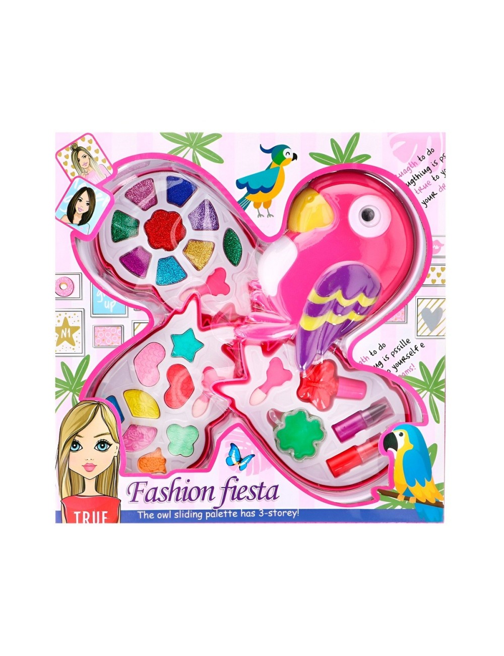 Kit De Maquillaje Para Niñas Juguete Princesas Loro