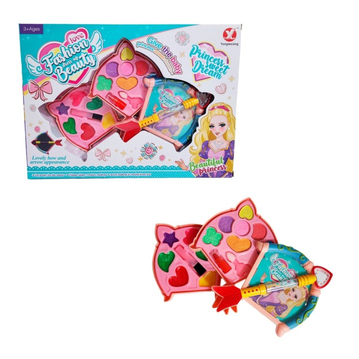 Kit De Maquillaje Para Niñas Juguete Princesas Cupido Arco