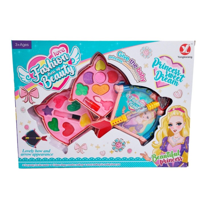 Kit De Maquillaje Para Niñas Juguete Princesas Cupido Arco