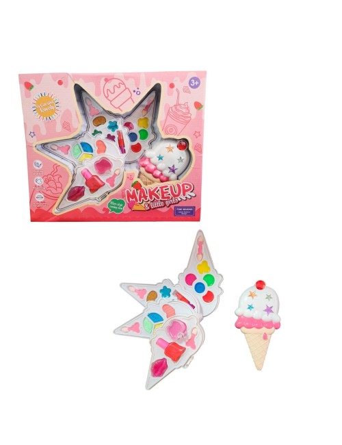 Kit De Maquillaje Para Niñas Juguete Princesas Cono Grande