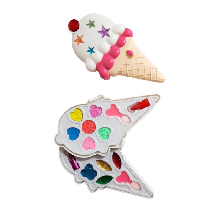 Kit De Maquillaje Para Niñas Juguete Princesas Cono Colores