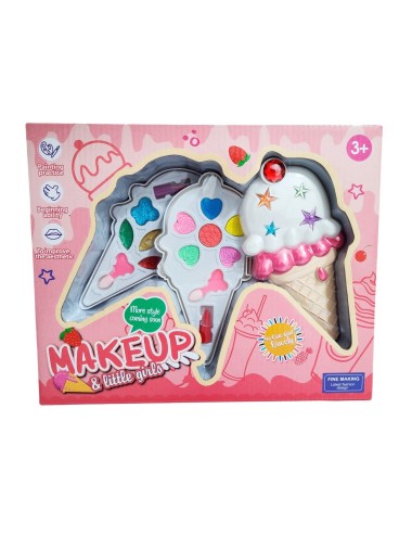 Kit De Maquillaje Para Niñas Juguete Princesas Cono Colores