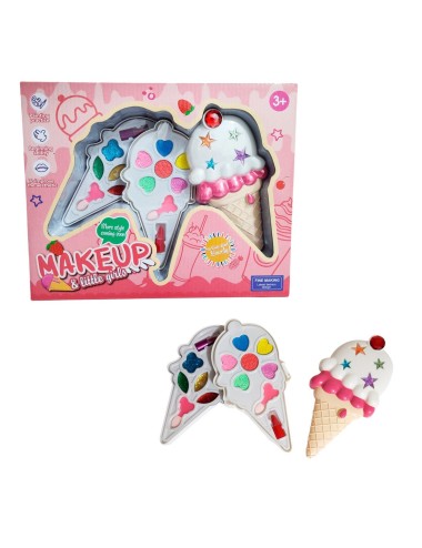 Kit De Maquillaje Para Niñas Juguete Princesas Cono Colores