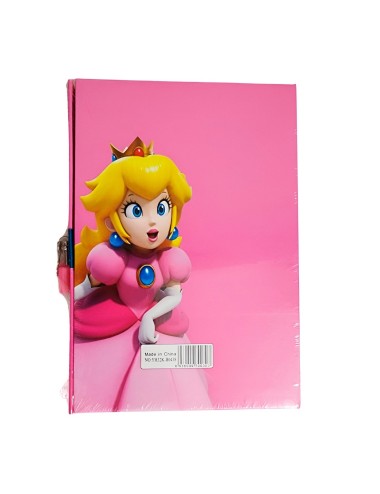 Agenda Libreta Diario Privado Princesa + Llaves Y Candado