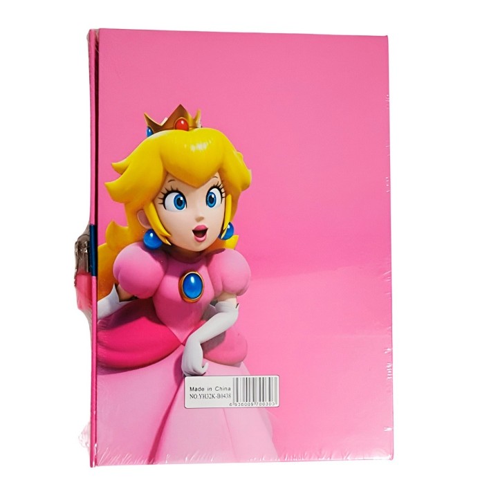 Agenda Libreta Diario Privado Princesa + Llaves Y Candado