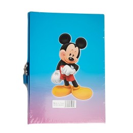 Agenda Libreta Diario Privado Minnie Mouse Llaves Y Candado