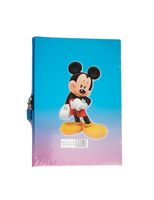 Agenda Libreta Diario Privado Minnie Mouse Llaves Y Candado