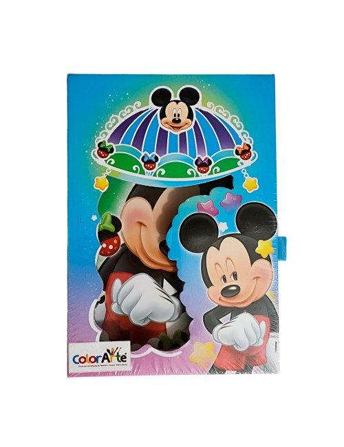 Agenda Libreta Diario Privado Minnie Mouse Llaves Y Candado