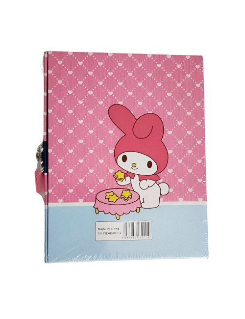 Agenda Libreta Diario Privado Melody Kawai+ Llaves Y Candado