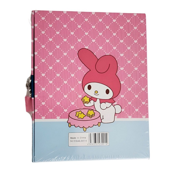 Agenda Libreta Diario Privado Melody Kawai+ Llaves Y Candado