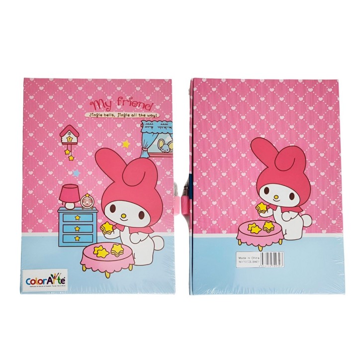 Agenda Libreta Diario Privado Melody Kawai Llaves Y Candado