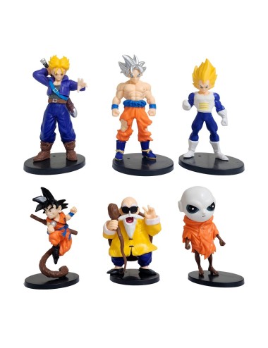 Figura Coleccionable Dragon Ball Z Guerreros X 6 Personajes