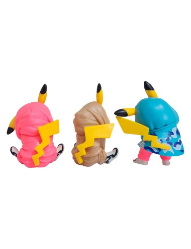Figura Coleccionable Pokemon Pikachu Abrigo X 6 Personaje