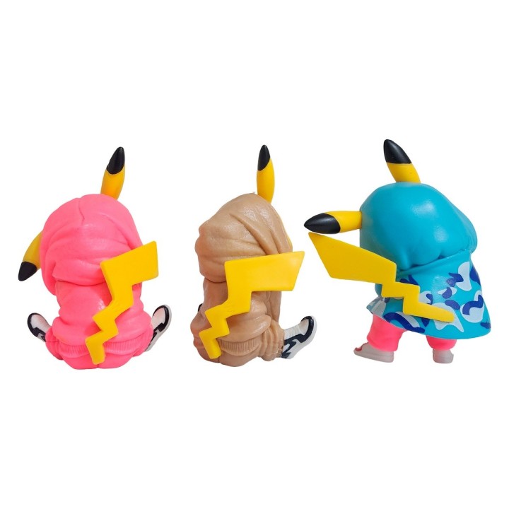 Figura Coleccionable Pokemon Pikachu Abrigo X 6 Personaje