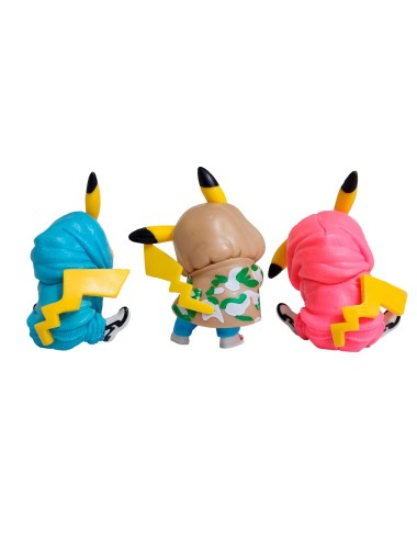 Figura Coleccionable Pokemon Pikachu Abrigo X 6 Personaje