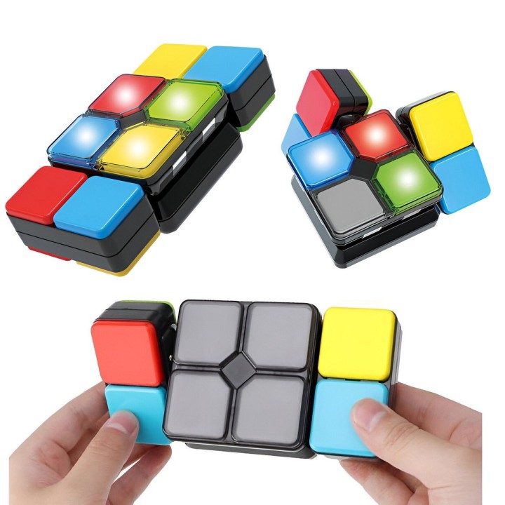 Juego De Memoria Luz Sonido Interactivo Rectangulo + Bateria