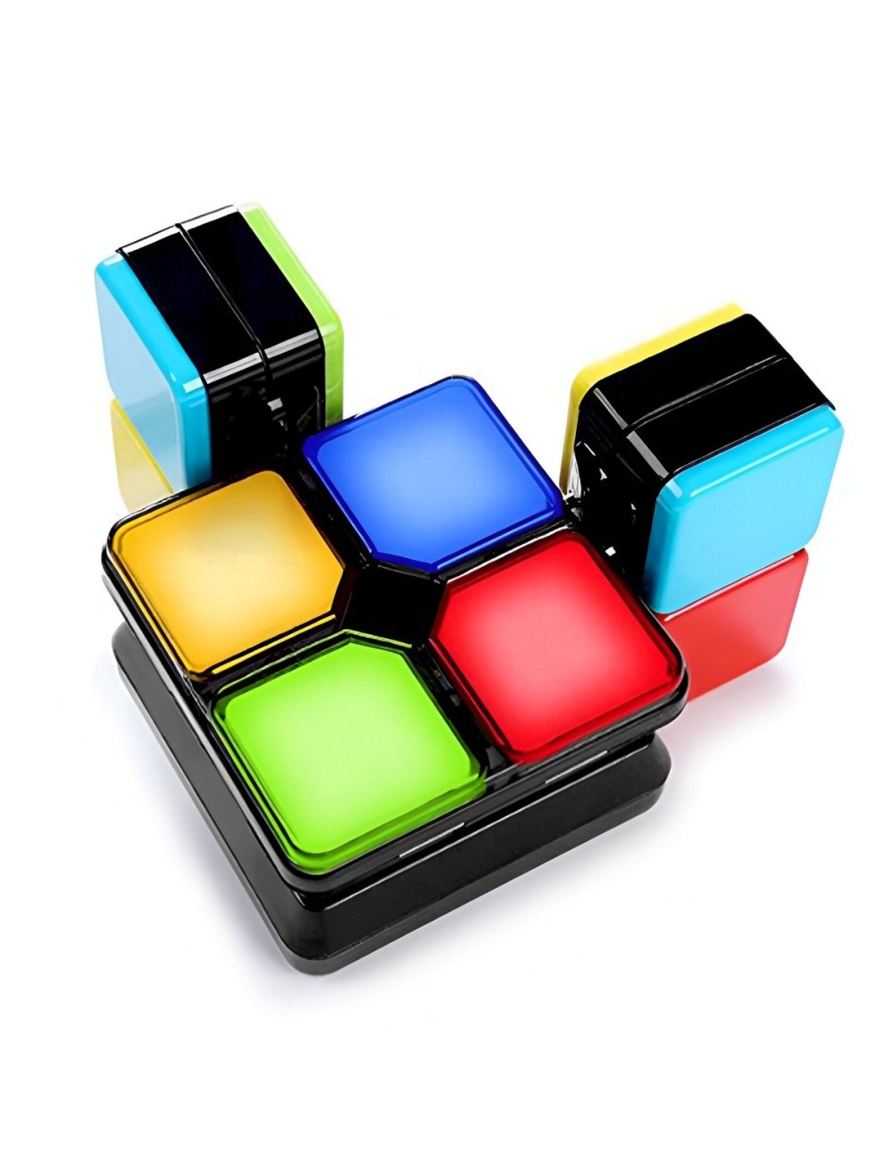 Juego De Memoria Luz Sonido Interactivo Rectangulo + Bateria