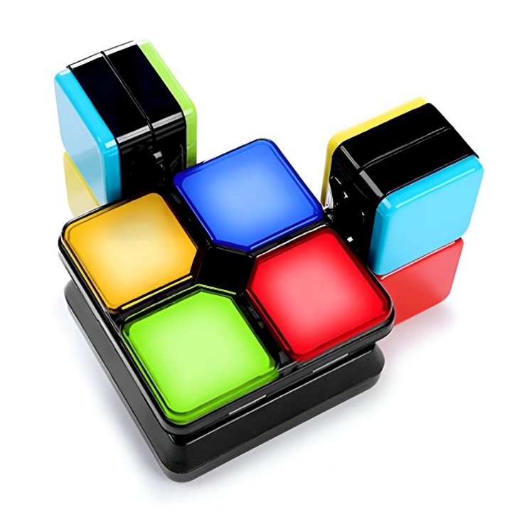 Juego De Memoria Luz Sonido Interactivo Rectangulo + Bateria