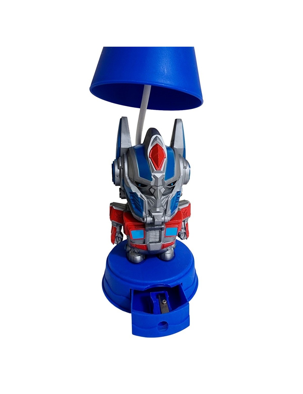 Lampara Robot Optimus Prime Transformers Escritorio Mesa