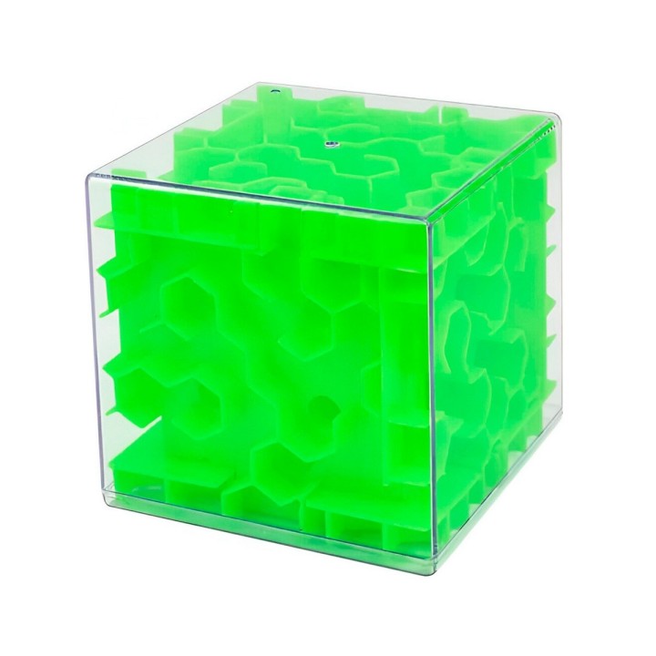 Cubo Laberinto 3d Mágico Juego Didáctico Aprendizaje X 4 Und