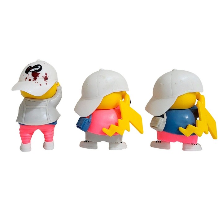 Figura Coleccionable Pokemon Pikachu Gorro X 6 Personaje