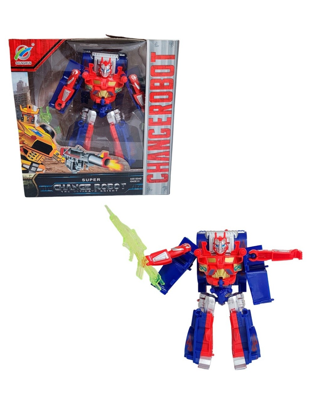 Mini Optimus Prime Transformer Coleccionable Transformable