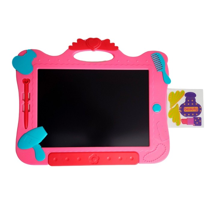 Tablero Mágico Lcd Colores Tabla Dibujo Fashion + Lapiz