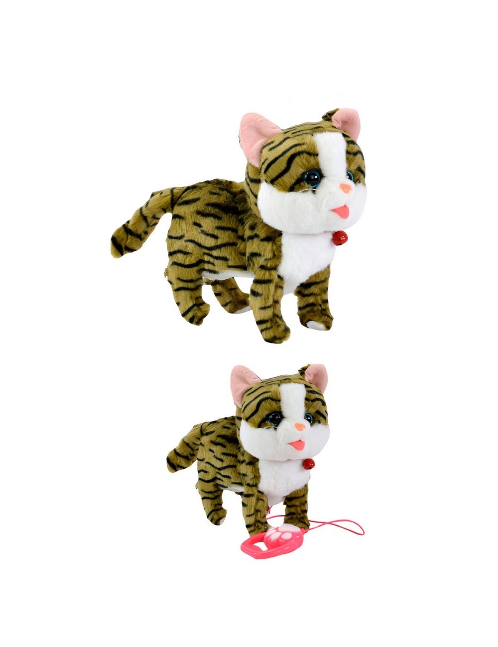 Robot Gato Mascota Movimiento Control Interactivo +bateria