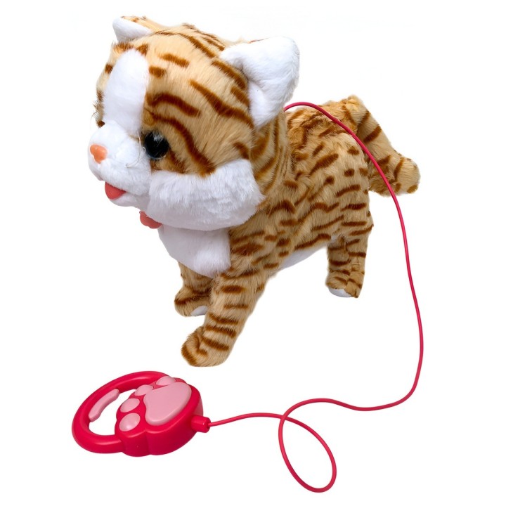 Robot Gato Mascota Movimiento Control Interactivo +bateria