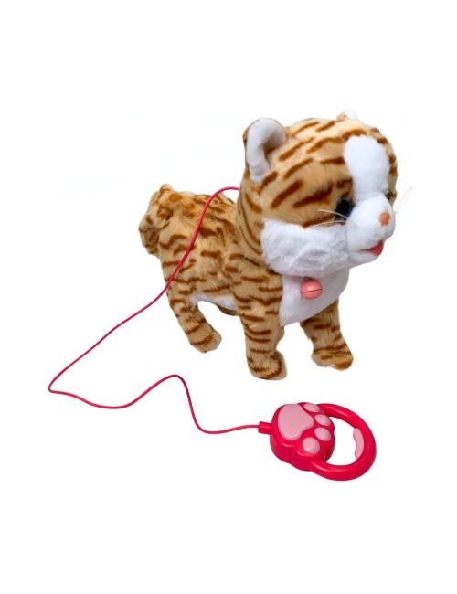 Robot Gato Mascota Movimiento Control Interactivo +bateria