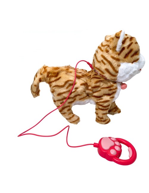 Robot Gato Mascota Movimiento Control Interactivo +bateria
