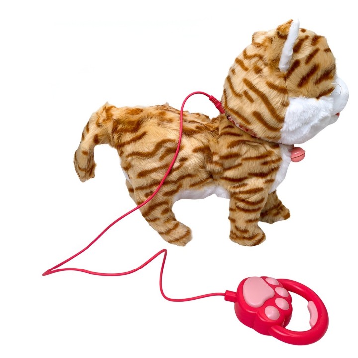 Robot Gato Mascota Movimiento Control Interactivo +bateria