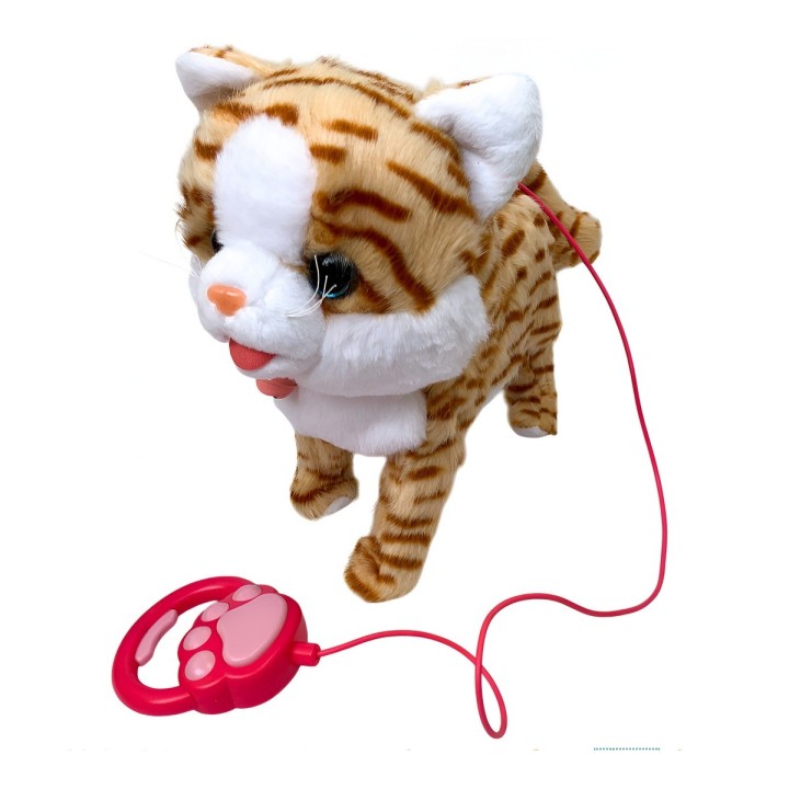 Robot Gato Mascota Movimiento Control Interactivo +bateria