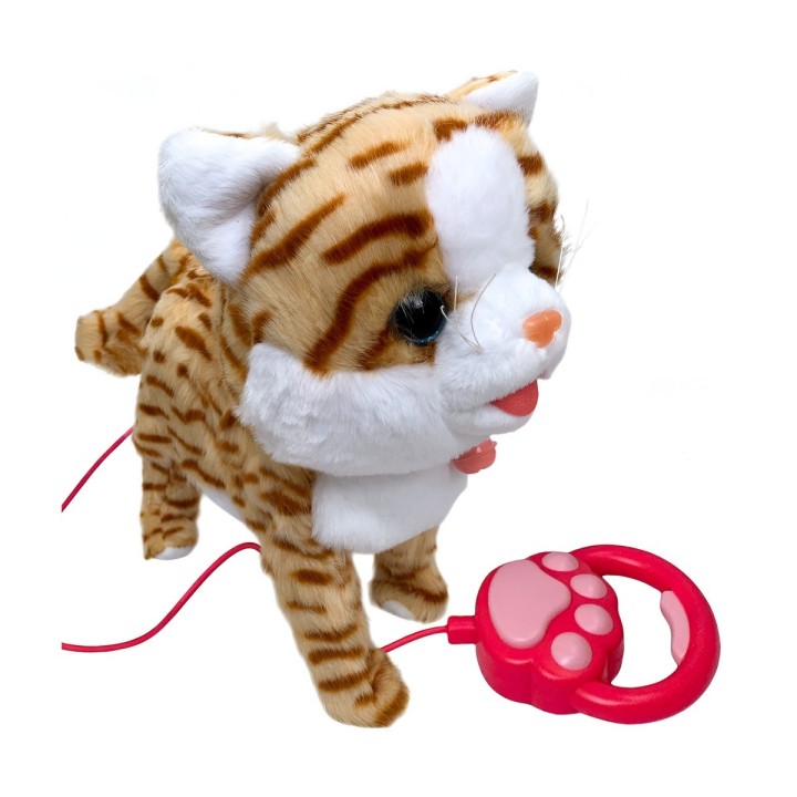 Robot Gato Mascota Movimiento Control Interactivo +bateria