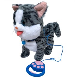 Robot Gato Mascota Movimiento Control Interactivo +bateria