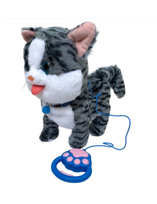 Robot Gato Mascota Movimiento Control Interactivo +bateria