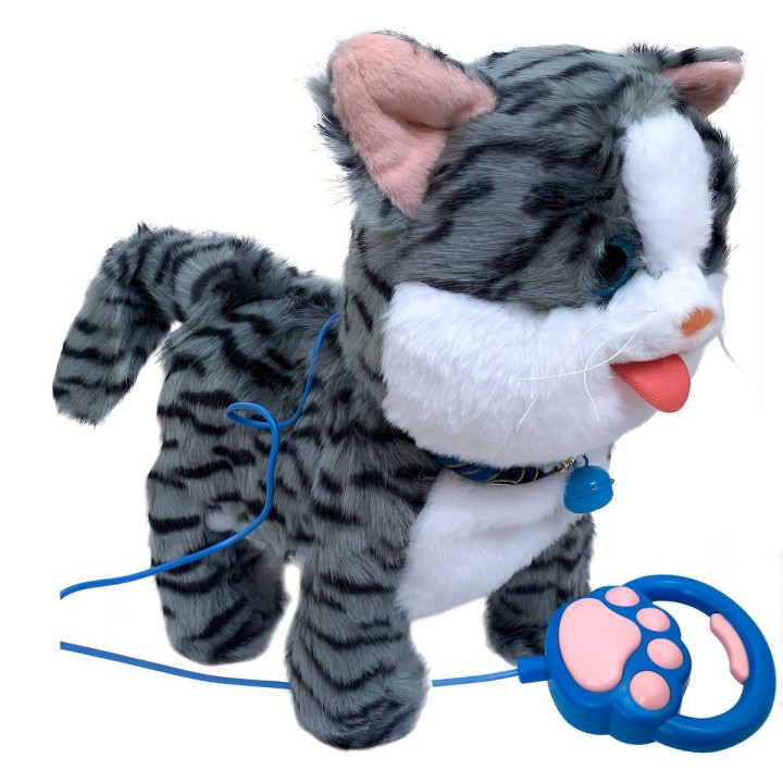 Robot Gato Mascota Movimiento Control Interactivo +bateria