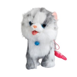 Robot Gato Campanita Mascota Movimiento Control +bateria