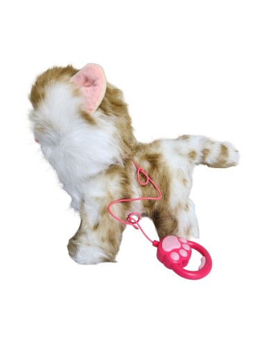 Robot Gato Campanita Mascota Movimiento Control +bateria